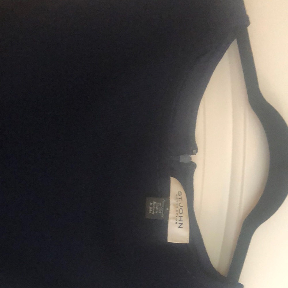 St. John Navy Knot Dress
